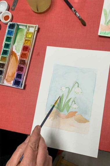 peinture aquarelle stage Dijon